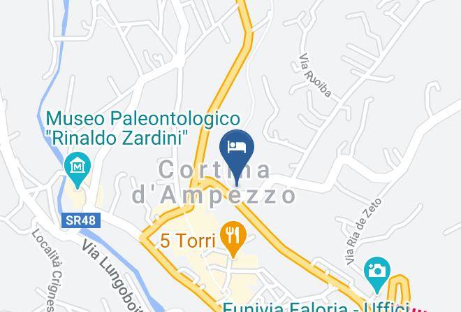 Belluno - Hotel Ciasa Lorenzi Maps
