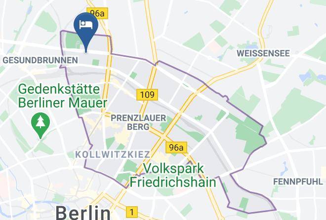 Stadt Berlin - Corner Hostel Maps