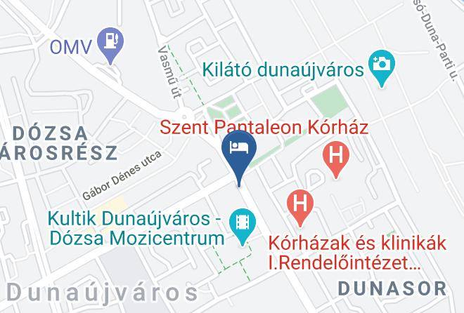 Dunaujvaros - Corner Hotel And Cafe Maps
