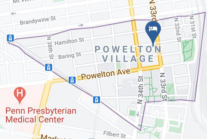 Philadelphia - Cornerstone Bed And Breakfast Philadelphia Maps