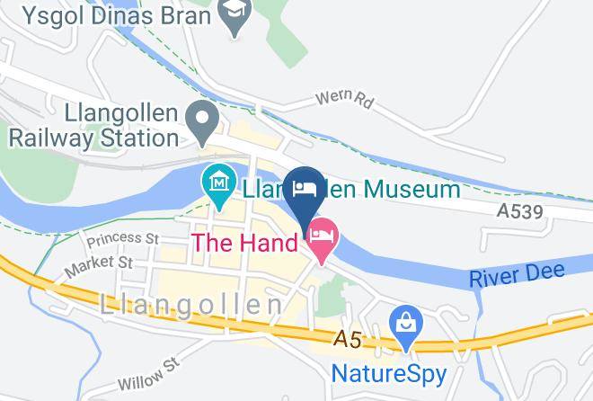 Denbighshire - Cornerstones Self Catering Accommodation Maps