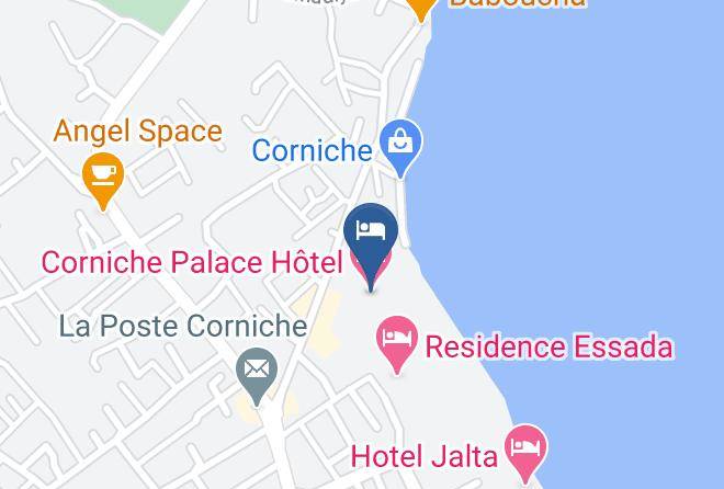 Tunisia - Corniche Palace Hotel Maps