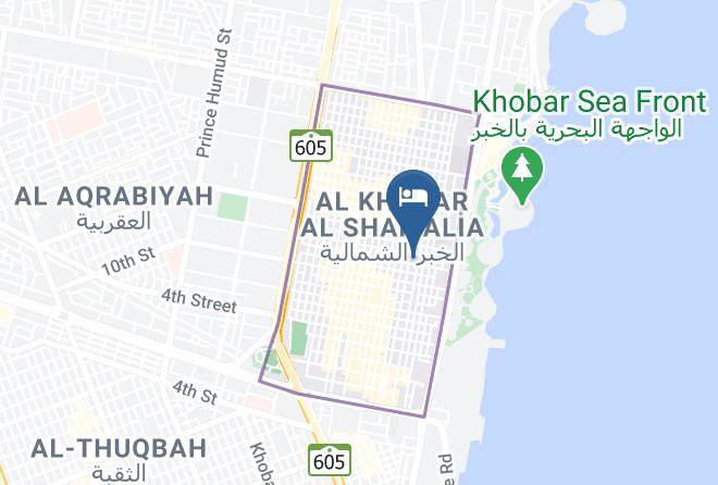Al Khobar - Corniche Sahara Hotel Maps