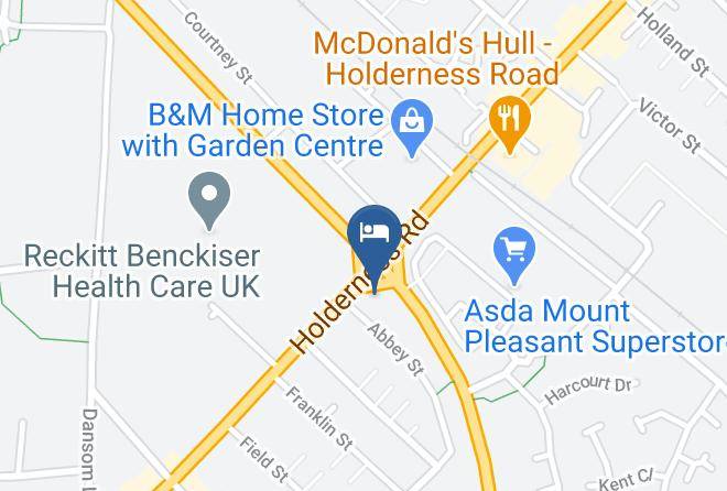 Kingston Upon Hull - Cornmill Hotel Maps