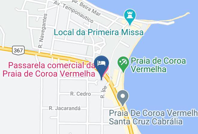 Santa Cruz Cabralia - Coroa Bella Praia Hotel Maps