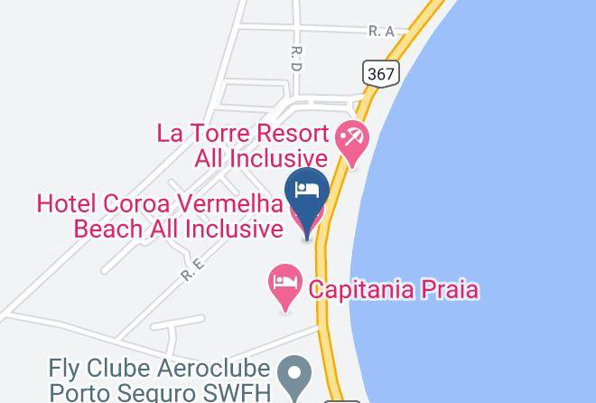 Hotel Coroa Vermelha Beach All Inclusive Map