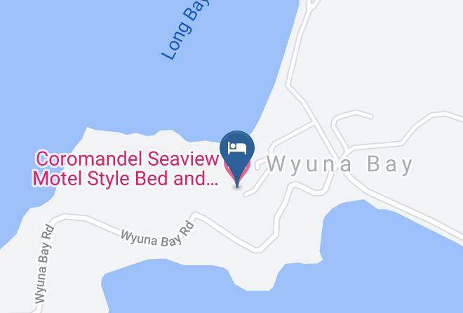 Thames Coromandel - Coromandel Seaview Motel Style Bed And Breakfast Maps