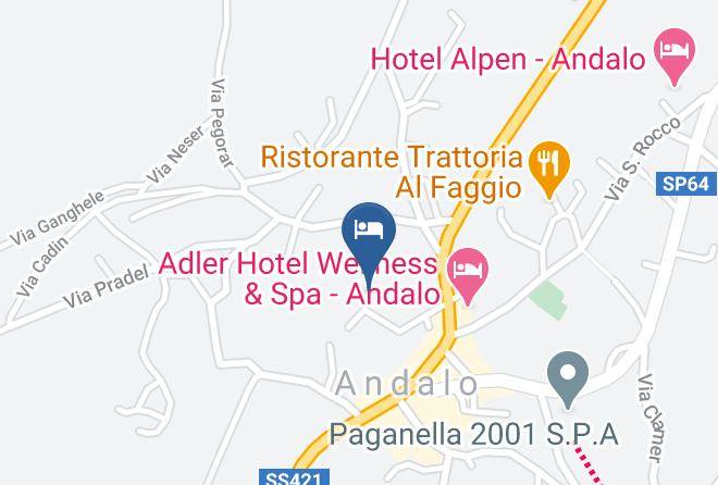 Corona Dolomites Hotel Andalo Map