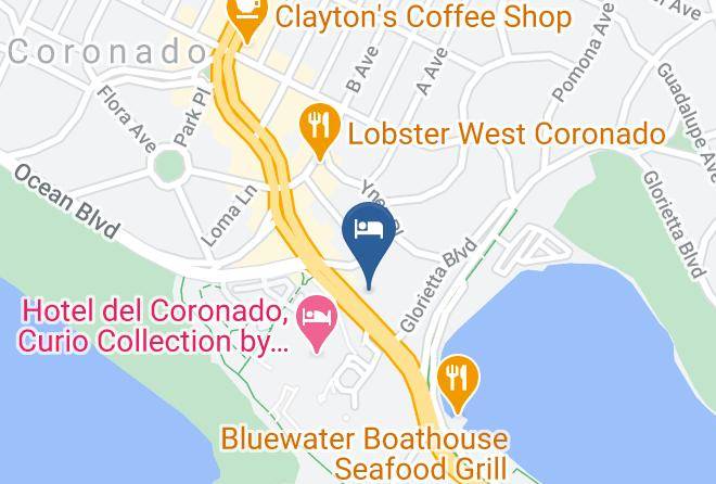 San Diego - Coronado Beach Resort Maps