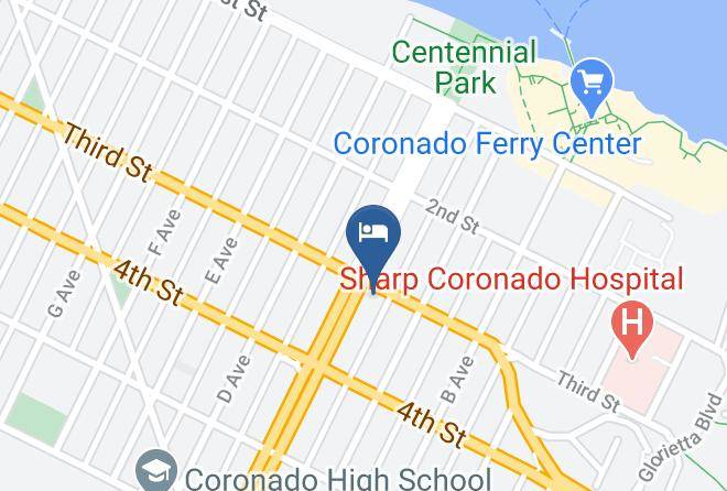 San Diego - Coronado Island Inn Maps