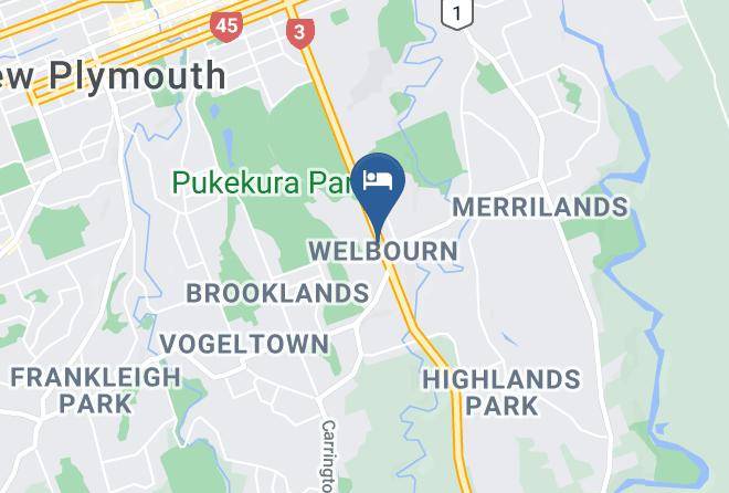 New Plymouth - Coronation Court Motel Maps