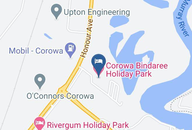 Corowa Bindaree Holiday Park Map