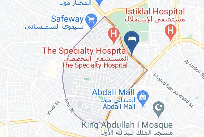 Amman - Corp Amman Hotel Maps