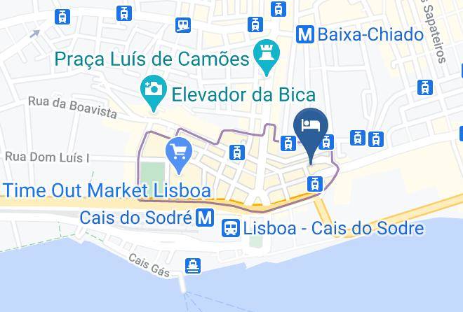 Lisbon - Corpo Santo Lisbon Historical Hotel Rnet 7202 Maps