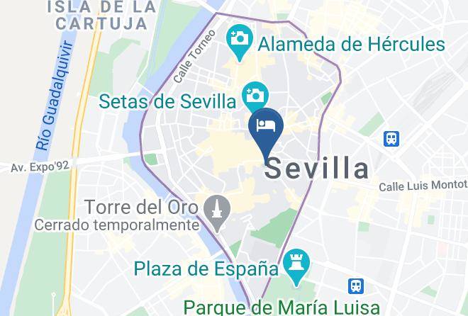 Seville - Corral Del Rey Maps