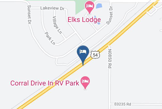 Texas - Corral Drive In Rv Park Maps