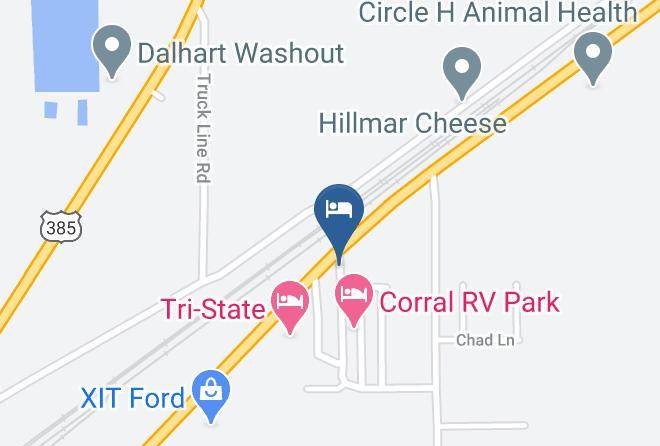 Dallam - Corral Rv Park Maps