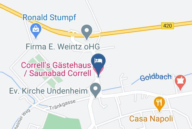Mainz Bingen - Correll's Gastehaus Saunabad Correll Maps
