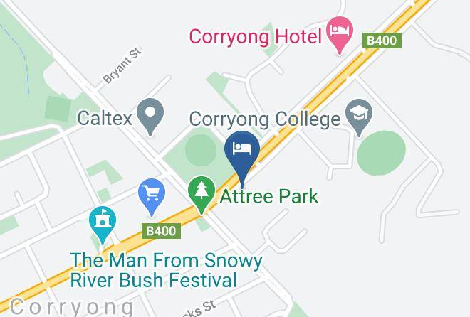 Towong - Corryong Country Inn & Rileys Restaurant Maps
