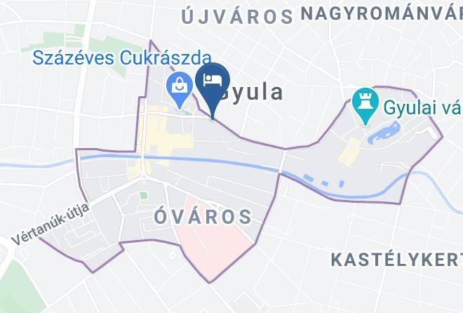 Gyula - Corso Boutique Hotel Maps