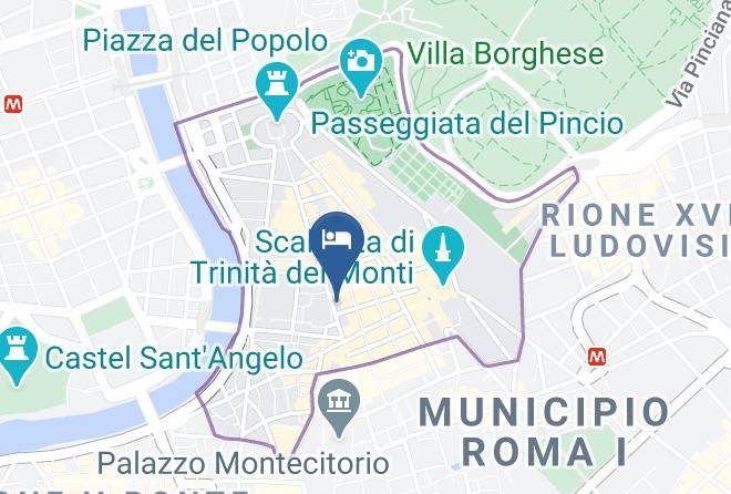 Rome - Corso Grand Suite Maps