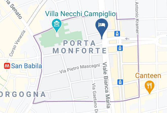 Milan - Corso Monforte Suites Daplace Collection Maps