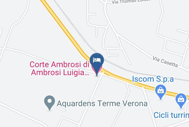 Verona - Corte Ambrosi Di Ambrosi Luigia Agriturismo Maps