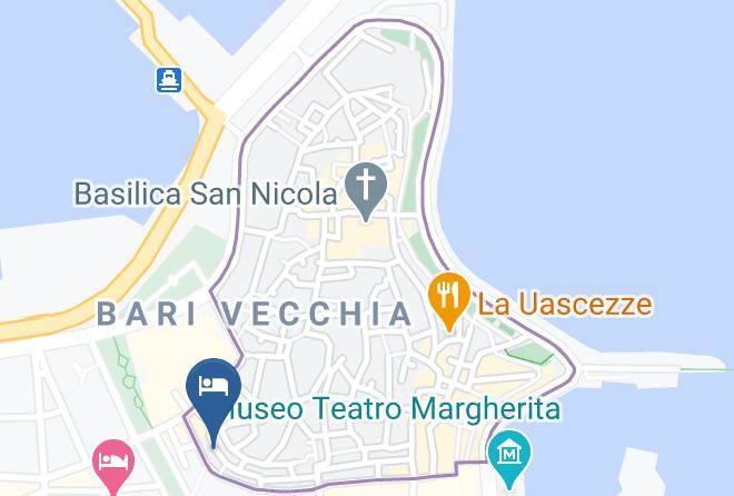 Corte Barone B&b Bari Vecchia Map