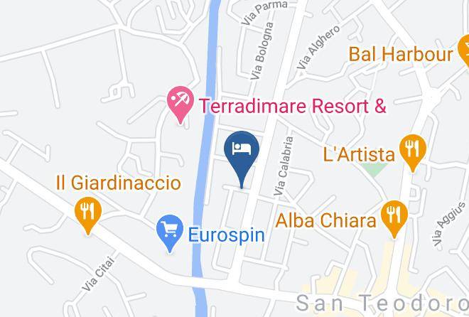 Corte Di Gallura Map