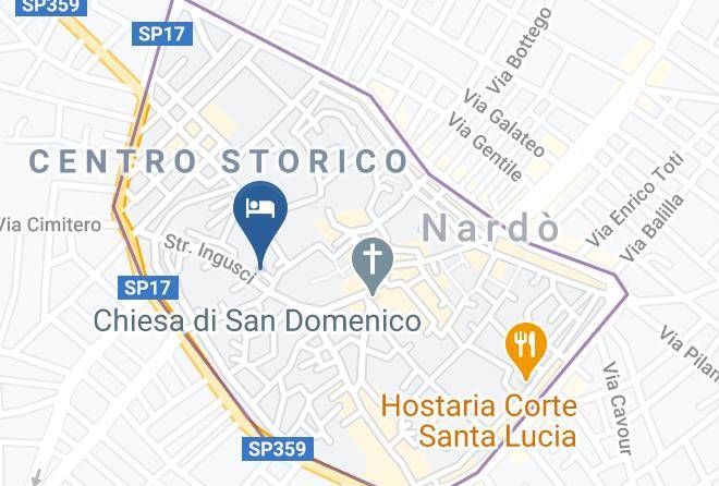 Corte La Rosa Mapa - Apulia - Lecce