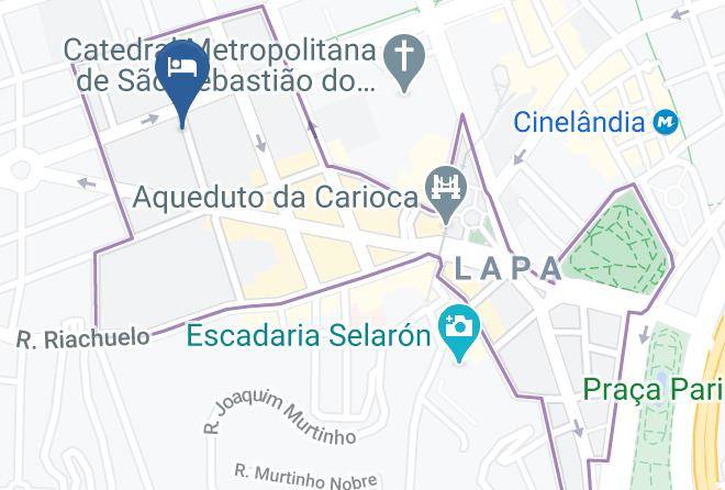 Rio De Janeiro Centro - Cortico Da Lapa Maps