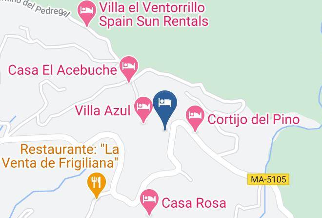 Cortijo En Frigiliana Map