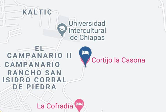 San Cristobal De Las Casas - Cortijo La Casona Maps