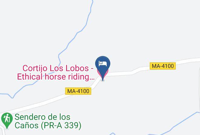 Malaga - Cortijo Los Lobos Ethical Horse Riding Holidays Spain Maps