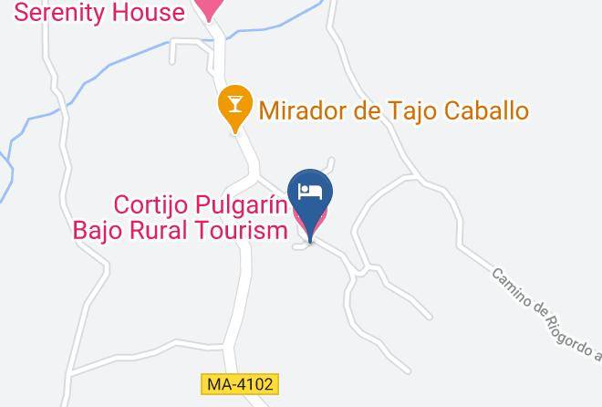 Malaga - Cortijo Pulgarin Bajo Rural Tourism Maps