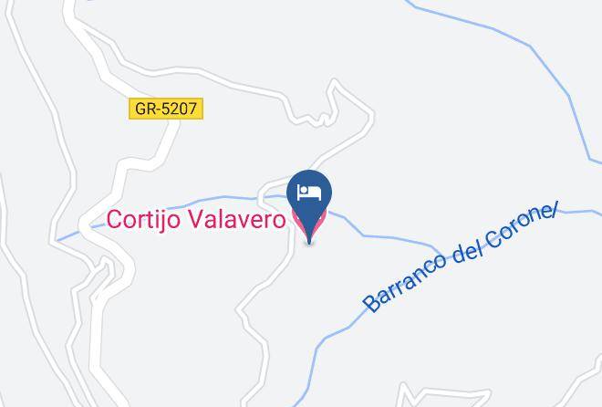 Cortijo Valavero Map