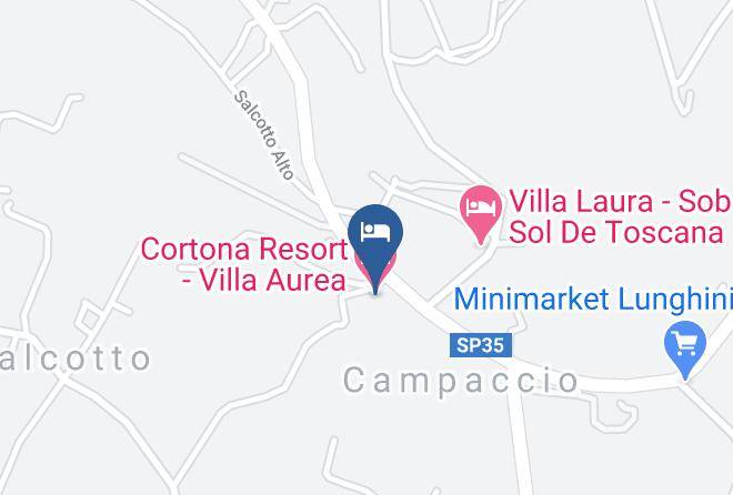 Arezzo - Cortona Resort & Spa Maps