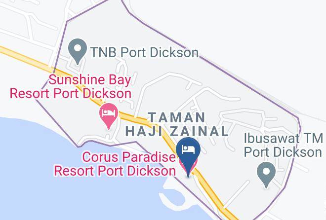 Port Dickson - Corus Paradise Resort Port Dickson Maps