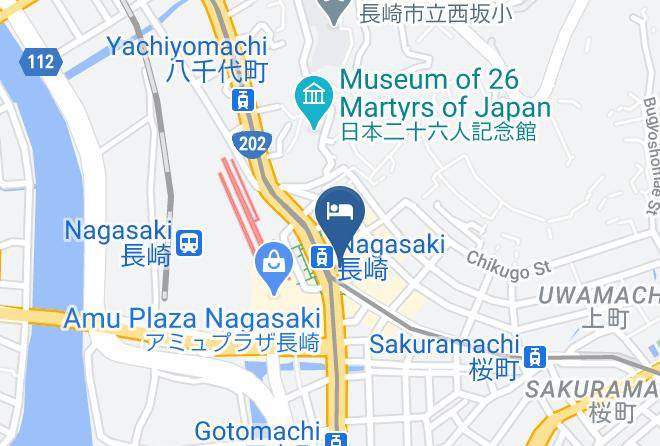 Nagasaki City - Coruscant Hotel Nagasaki Station Maps