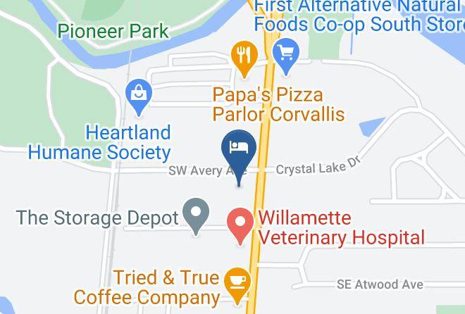 Benton - Corvallis Budget Inn Maps