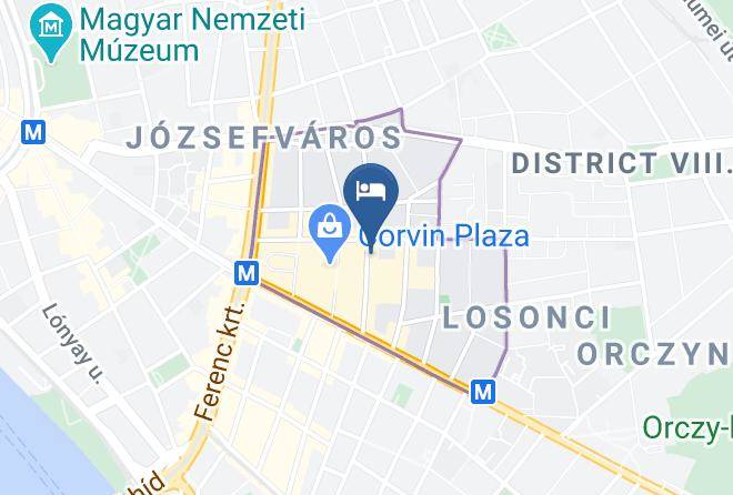 Budapest 8 Kerulet - Corvin Center Suites Maps