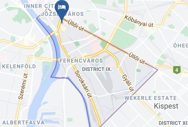 Budapest 9 Kerulet - Corvin Hotel Budapest Maps
