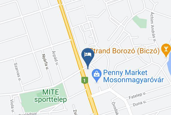 Mosonmagyarovar - Corvina Hotel And Restaurant Maps