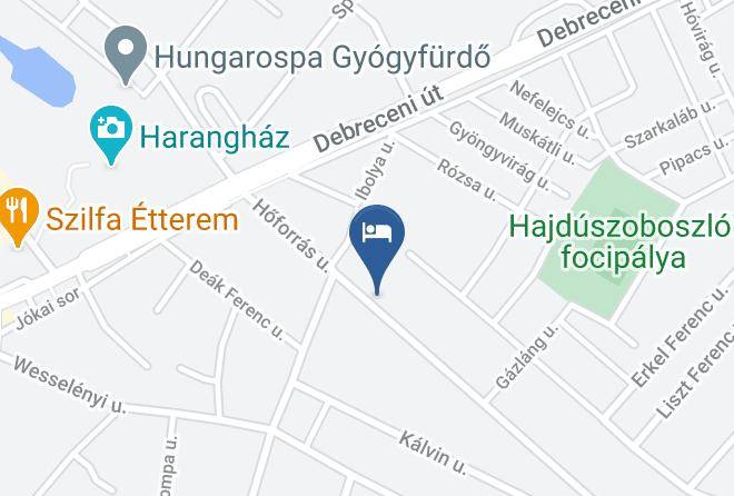 Hajduszoboszlo - Cosa Nostra Vendeghaz Maps