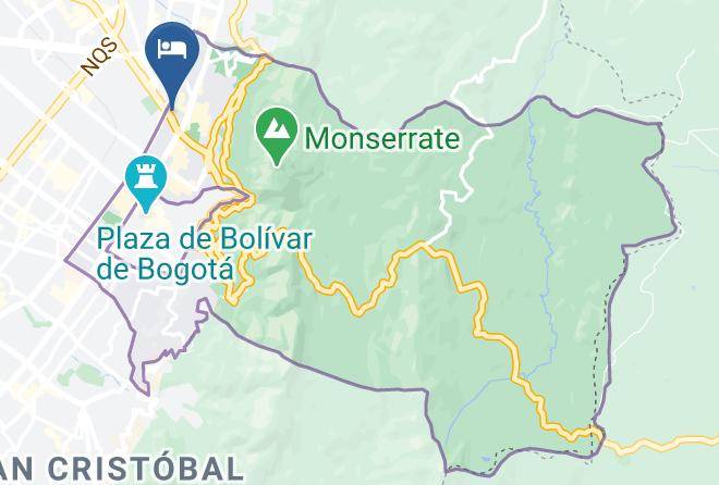 Bogota - Cosechas Centro Internacional Maps