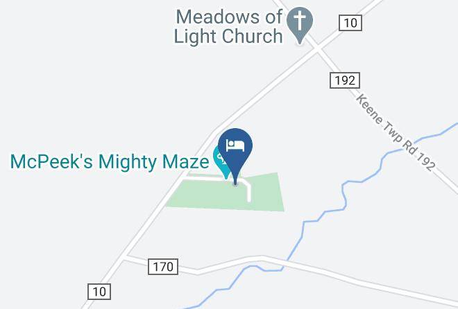 Coshocton Koa Holiday Map