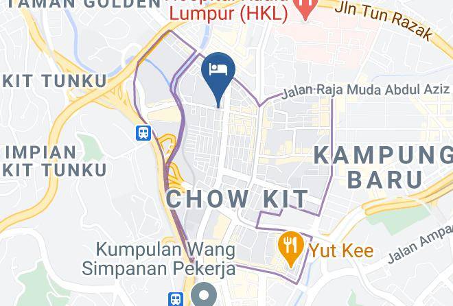 Kuala Lumpur - Cosmic Hotel Maps
