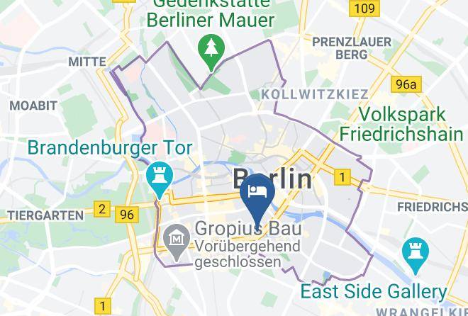 Stadt Berlin - Cosmo Hotel Berlin Mitte Maps