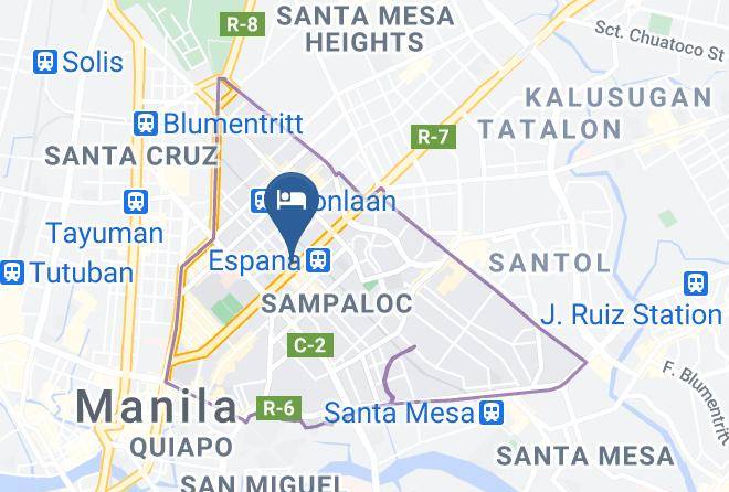 Metro Manila - Cosmo Hotel Maps