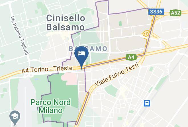 Milan - Cosmo Hotel Palace Maps